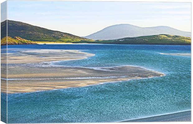 Luskentyre Bay, Isle of Harris Canvas Print by Jacqi Elmslie