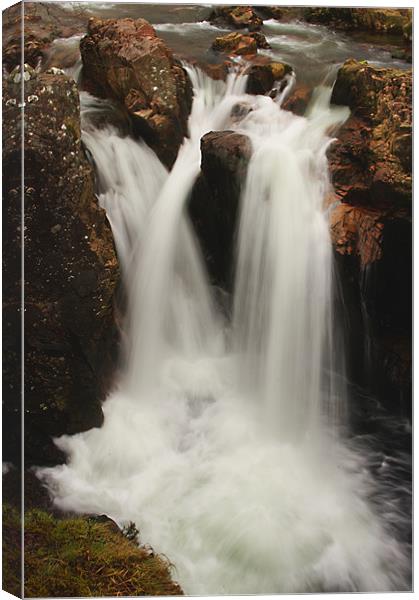 Water of Nevis Falls Canvas Print by Jacqi Elmslie