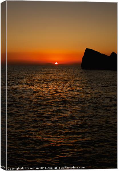 A Maltese Sunset Canvas Print by Jim kernan