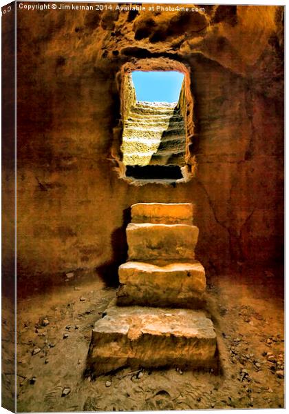  The Steps To A Brighter Future Canvas Print by Jim kernan