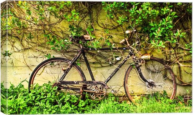 The Forgotten Bike Canvas Print by Jim kernan