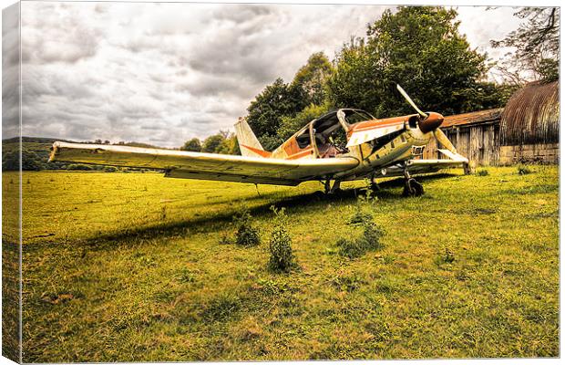 The Forgotten Plane. Canvas Print by Jim kernan