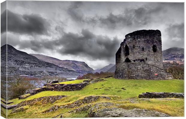 Dolbadarn Castle Canvas Print by Jim kernan