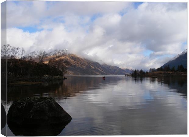 Loch Shiel Canvas Print by Kate Francis