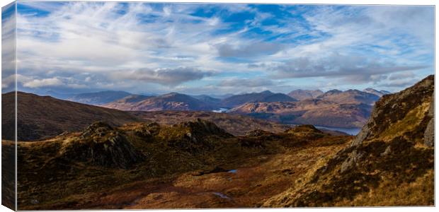 Over the Trossachs Canvas Print by James Buckle