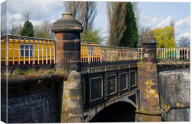 Canal Aqueduct Canvas Print by Geoff Pickering