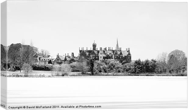 Lurgan frozen in time Canvas Print by David McFarland