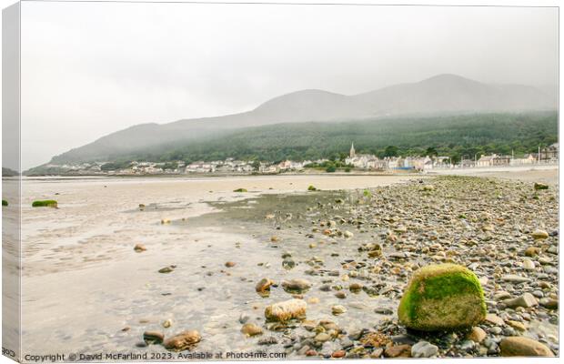 Majestic Mourne Mountains Canvas Print by David McFarland