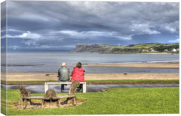 Ballycastle sea monster! Canvas Print by David McFarland