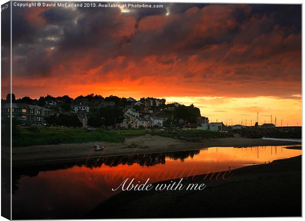 Abide with me Canvas Print by David McFarland
