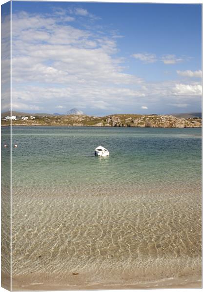 Donegal lagoon Canvas Print by David McFarland