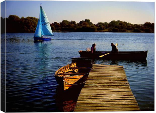 love boat Canvas Print by Martin Parkinson