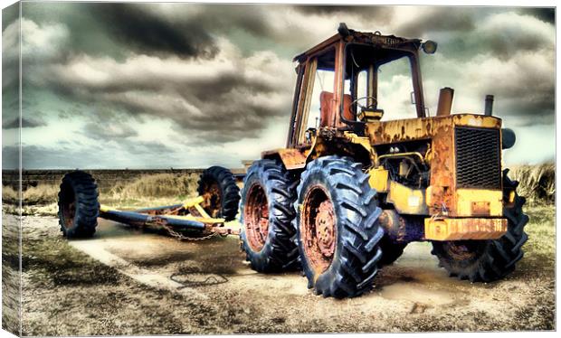 Tractor Canvas Print by Martin Parkinson