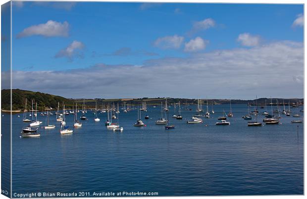 Falmouth Harbour Canvas Print by Brian Roscorla