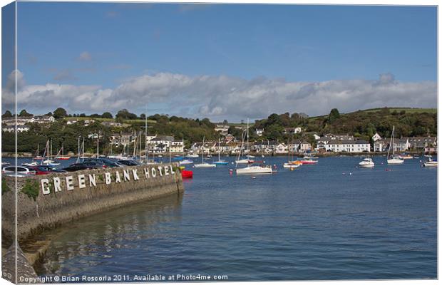 Green Bank Hotel Quay Canvas Print by Brian Roscorla