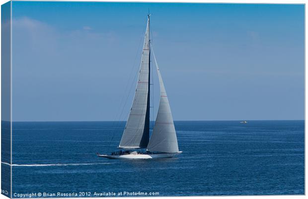 The Ranger Underway Canvas Print by Brian Roscorla