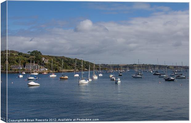 Falmouth Harbour Canvas Print by Brian Roscorla