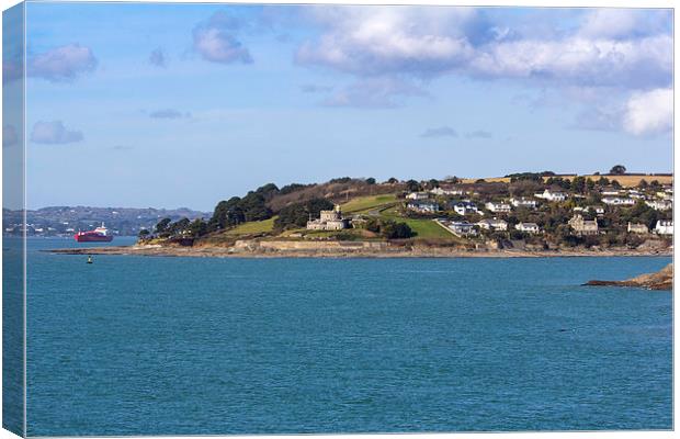 St Mawes Castle Canvas Print by Brian Roscorla