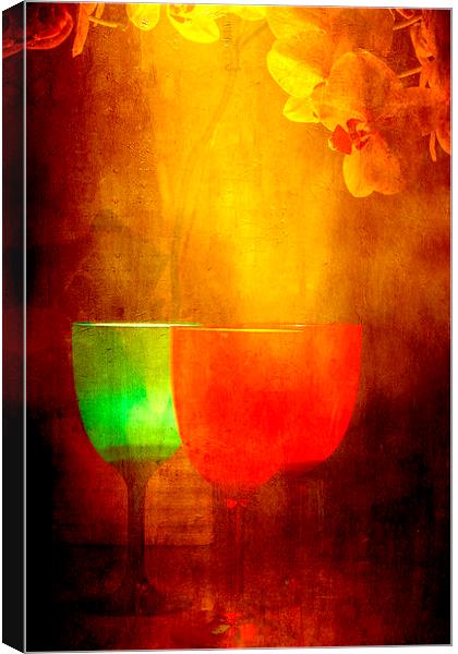Light Filled Wine Canvas Print by Brian Roscorla