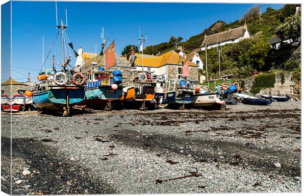 Cadgwith Cove Canvas Print by Brian Roscorla