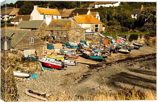 Cadgwith Cove Canvas Print by Brian Roscorla