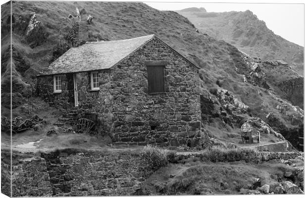 Fishermans Net Shed Canvas Print by Brian Roscorla