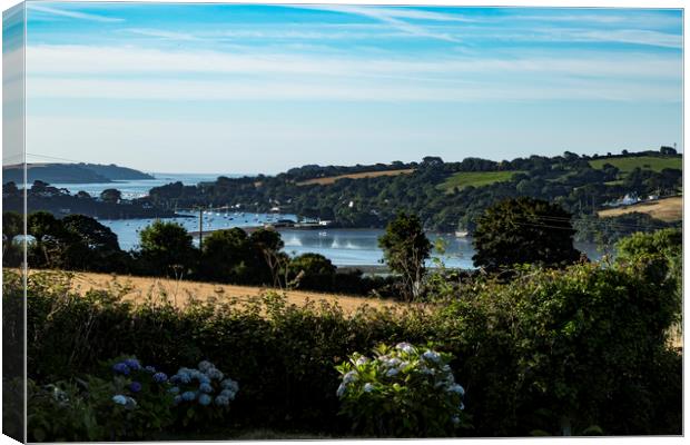 View over restronguet Creek Canvas Print by Brian Roscorla