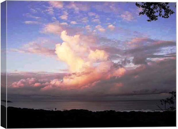 Sky Over Playa Guionnes Canvas Print by james balzano, jr.