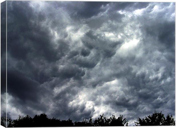 Storm Clouds Canvas Print by james balzano, jr.