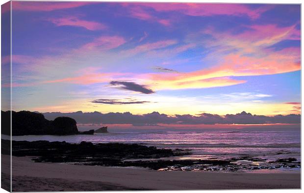 Sunrise at Playa Pelada Canvas Print by james balzano, jr.
