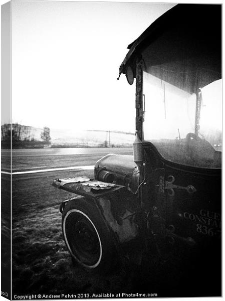old car Canvas Print by Andrew Pelvin