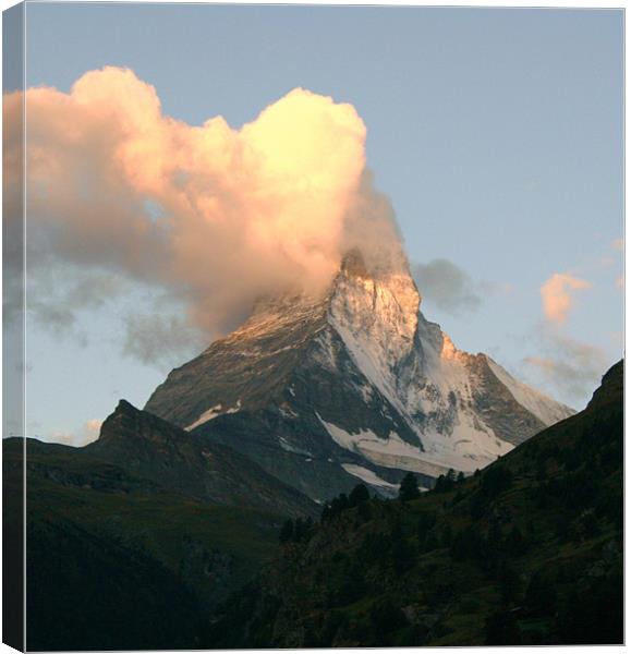 Matterhorn Canvas Print by charlie Mellow