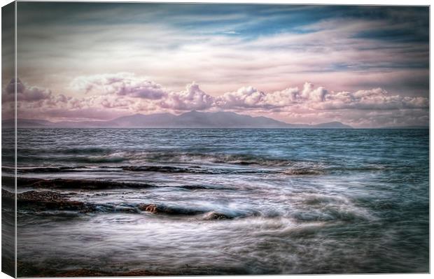 The Tide At Troon Canvas Print by Aj’s Images