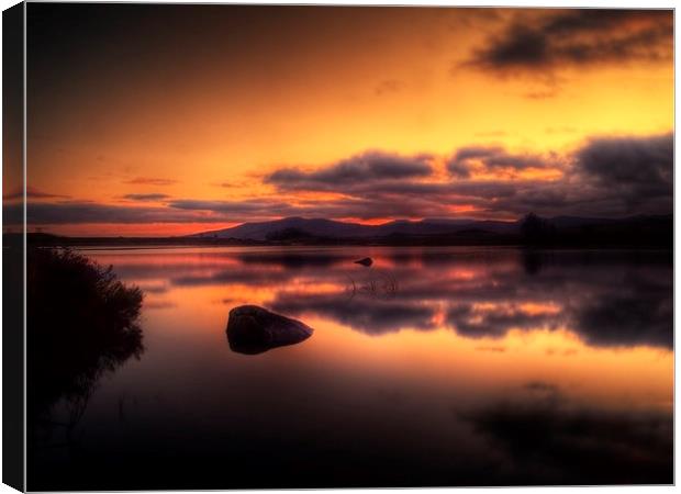 Loch Ba Sunrise Canvas Print by Aj’s Images