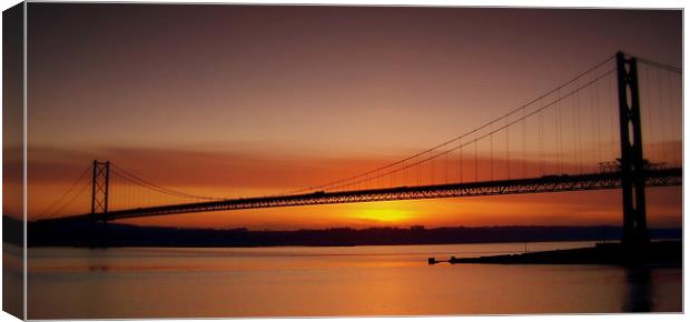 The Forth Road Bridge Canvas Print by Aj’s Images