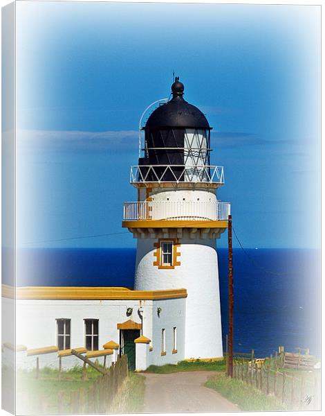 Tod Head Light House, Scotland Canvas Print by Aj’s Images