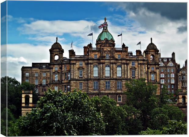 HBOS Head Office In Edinburgh, Scotland. Canvas Print by Aj’s Images