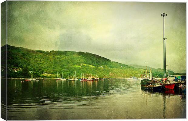 Harbour Life In Ullapool, Scotland. Canvas Print by Aj’s Images