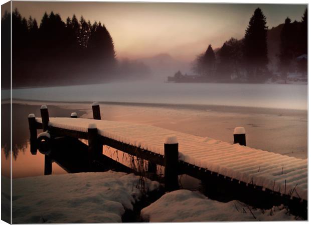 A Misty Glow. Canvas Print by Aj’s Images