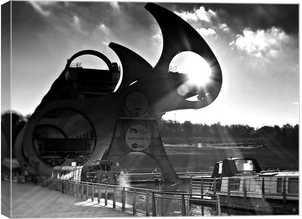 The Falkirk Wheel Canvas Print by Aj’s Images