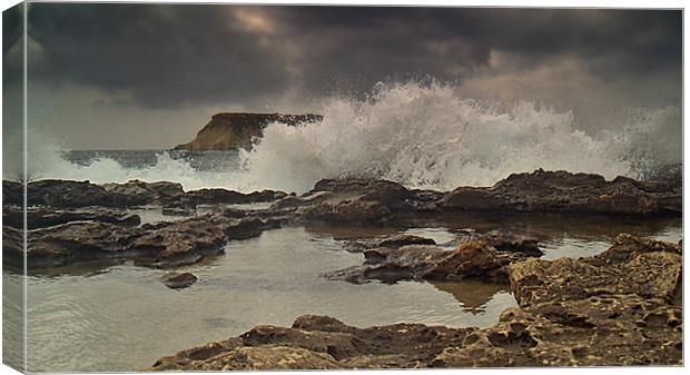 A Storm Brewing Canvas Print by Aj’s Images