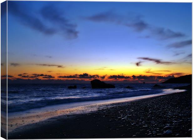 Aphrodite's Sunset Canvas Print by Aj’s Images