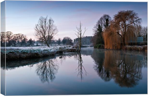 Frosty Coltishall Canvas Print by Stephen Mole