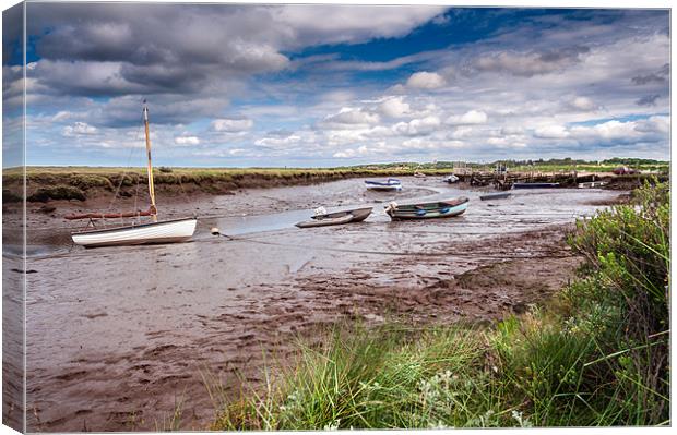 Looking back to Morston Canvas Print by Stephen Mole