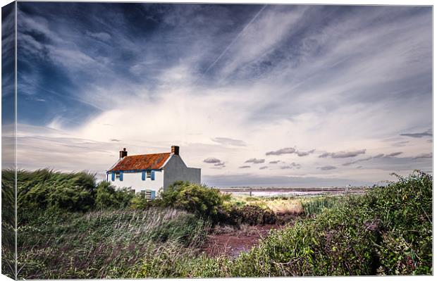 House at Brancaster Staithe Canvas Print by Stephen Mole