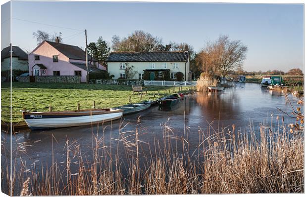 West Somerton Staithe Canvas Print by Stephen Mole