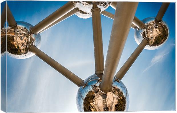 Brussels Atomium Canvas Print by Stephen Mole