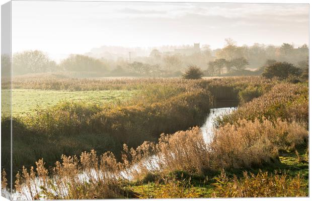 Early morning at Cley Canvas Print by Stephen Mole