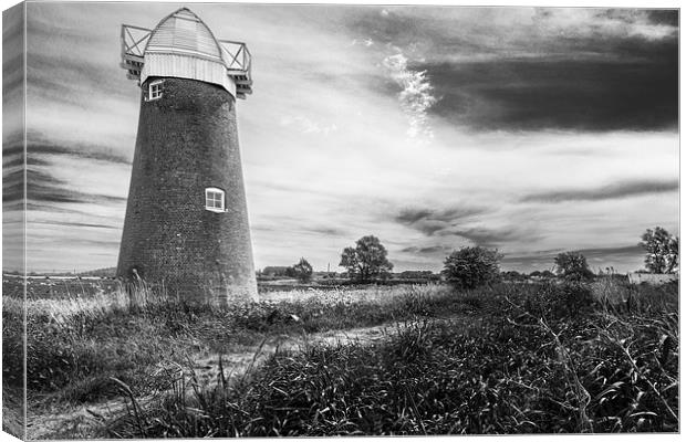 Mill at West Somerton Canvas Print by Stephen Mole