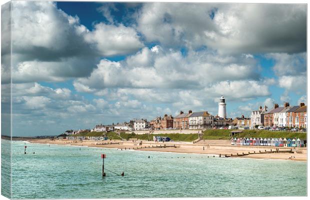 Southwold from the Pier Canvas Print by Stephen Mole